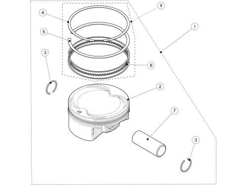 Поршень та кільця AT6L